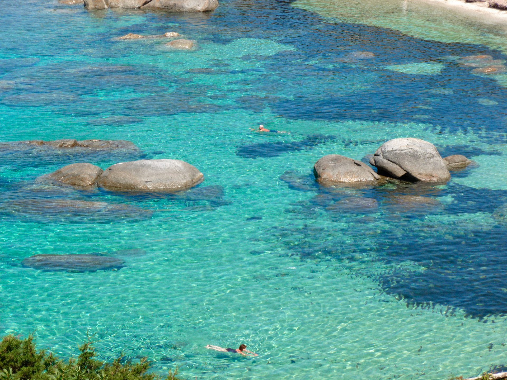 Bay of Cala Caterina with direct access from the house