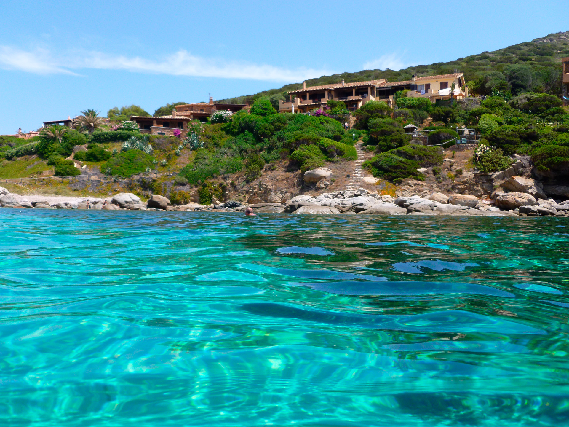 Bay of Cala Caterina, with direct access from the house