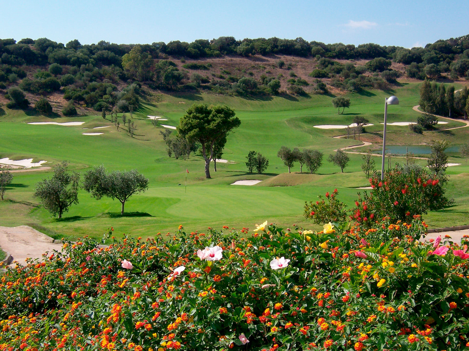 Golf course near the Villa